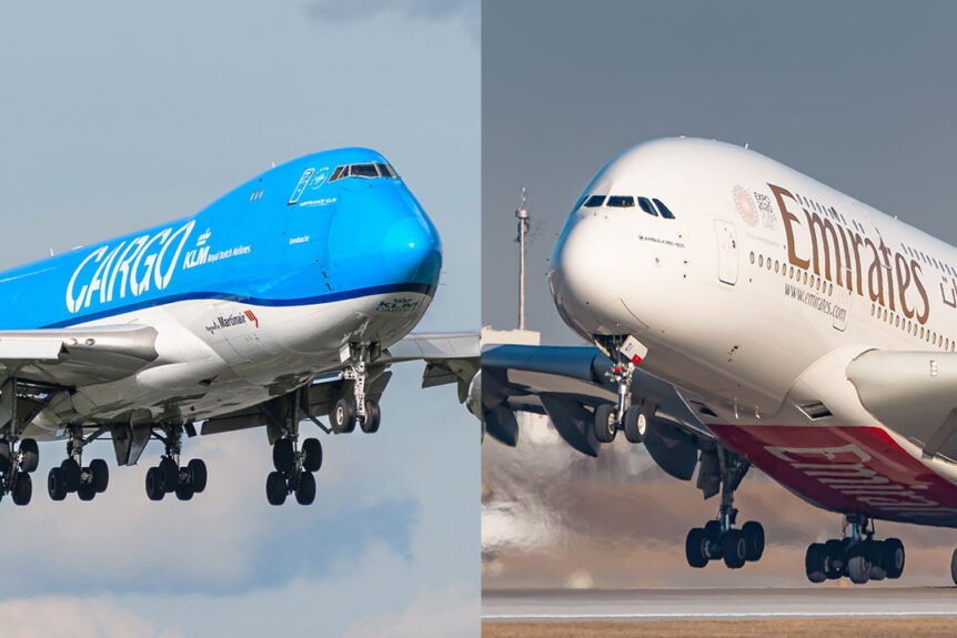 Airbus A380 vs Boeing 747