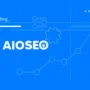 Installing AIOSEO plugin – the best SEO tool for WordPress, with visual elements showing traffic growth and website optimization.