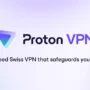 ProtonVPN logo with tagline "High-speed Swiss VPN that safeguards your privacy"
