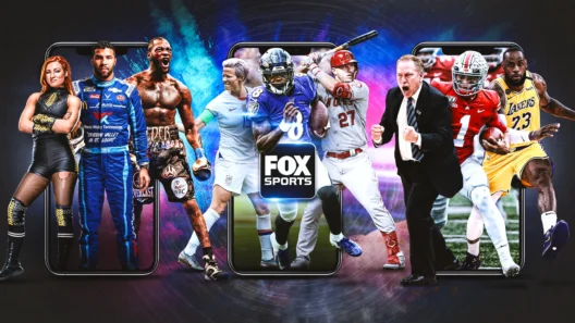 Top FOX Sports athletes from different sports including football, basketball, boxing, baseball, and racing—highlighting the wide range of live content available on FOX Sports when unblocked with a VPN.