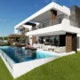 A modern luxury villa on Spain’s sunny coast – exactly the kind of dream home many international buyers look for when investing in Spanish real estate.