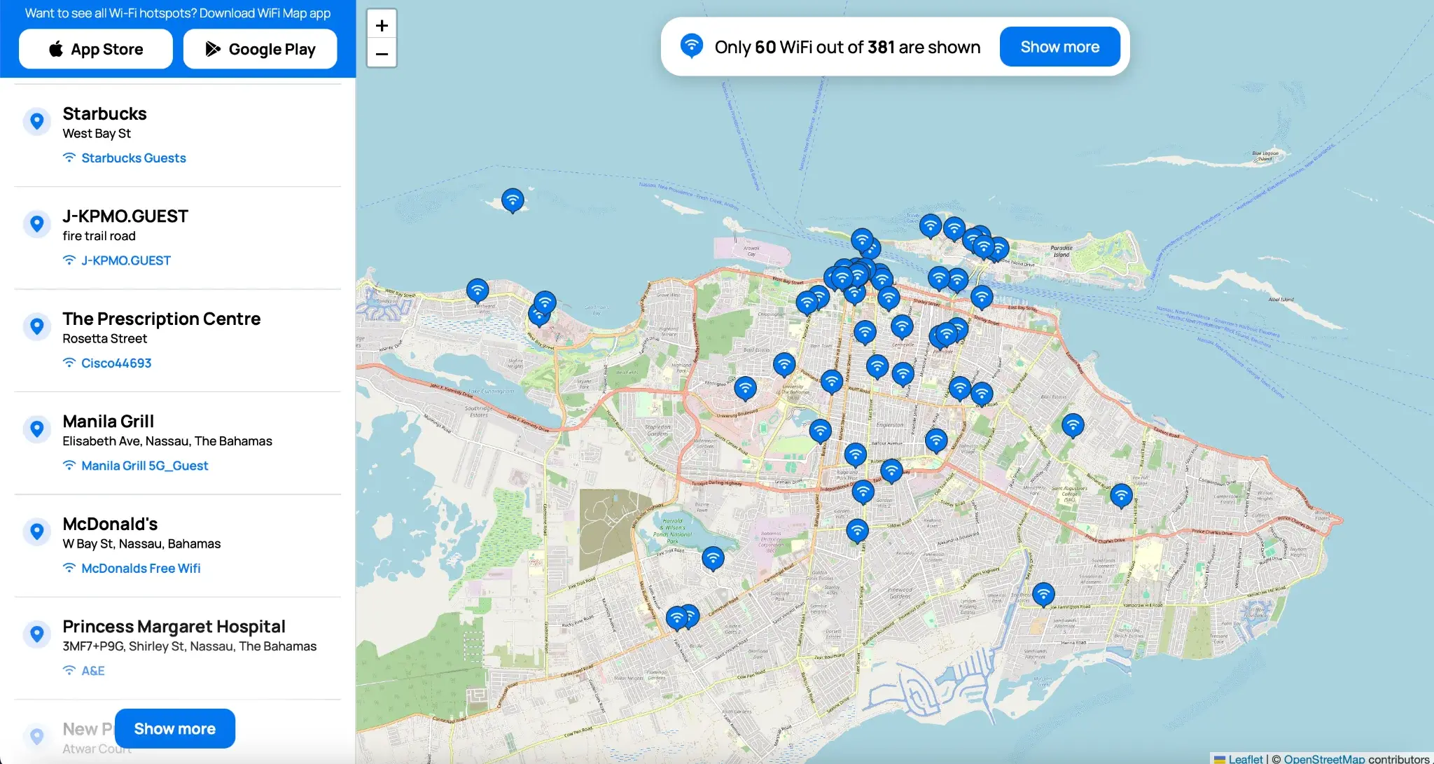 atlantis-hotspots-nassau | Venclikovi.com Free WiFi locations near Atlantis Resort, Starbucks, McDonald’s and other public spots in Nassau, Bahamas