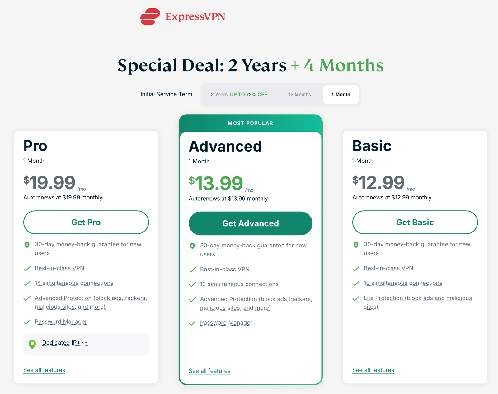 expressvpn monthly plan comparison | Venclikovi.com
