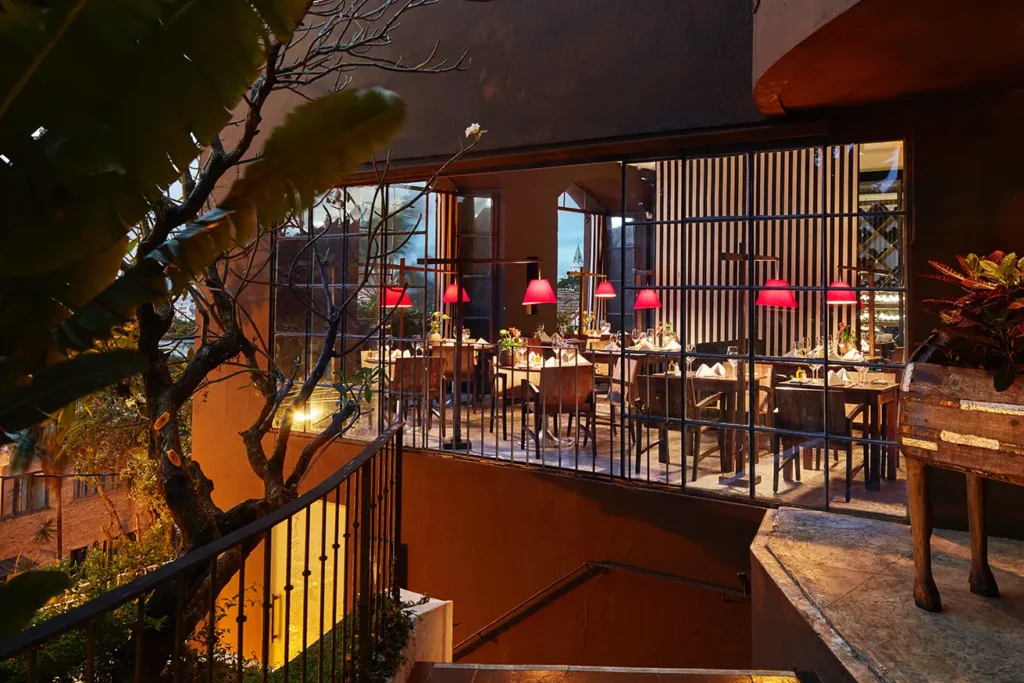 MGallery Santa Teresa - Rio de Janeiro - Brazil 4 | Venclikovi.com Térèze restaurant at Santa Teresa Hotel with warm evening lights