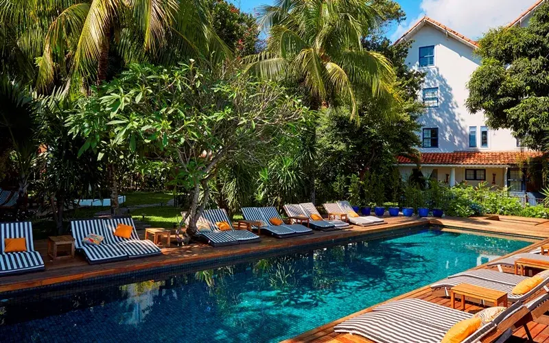 MGallery Santa Teresa - Rio de Janeiro - Brazil | Venclikovi.com Tropical garden pool at Santa Teresa Hotel in Rio de Janeiro