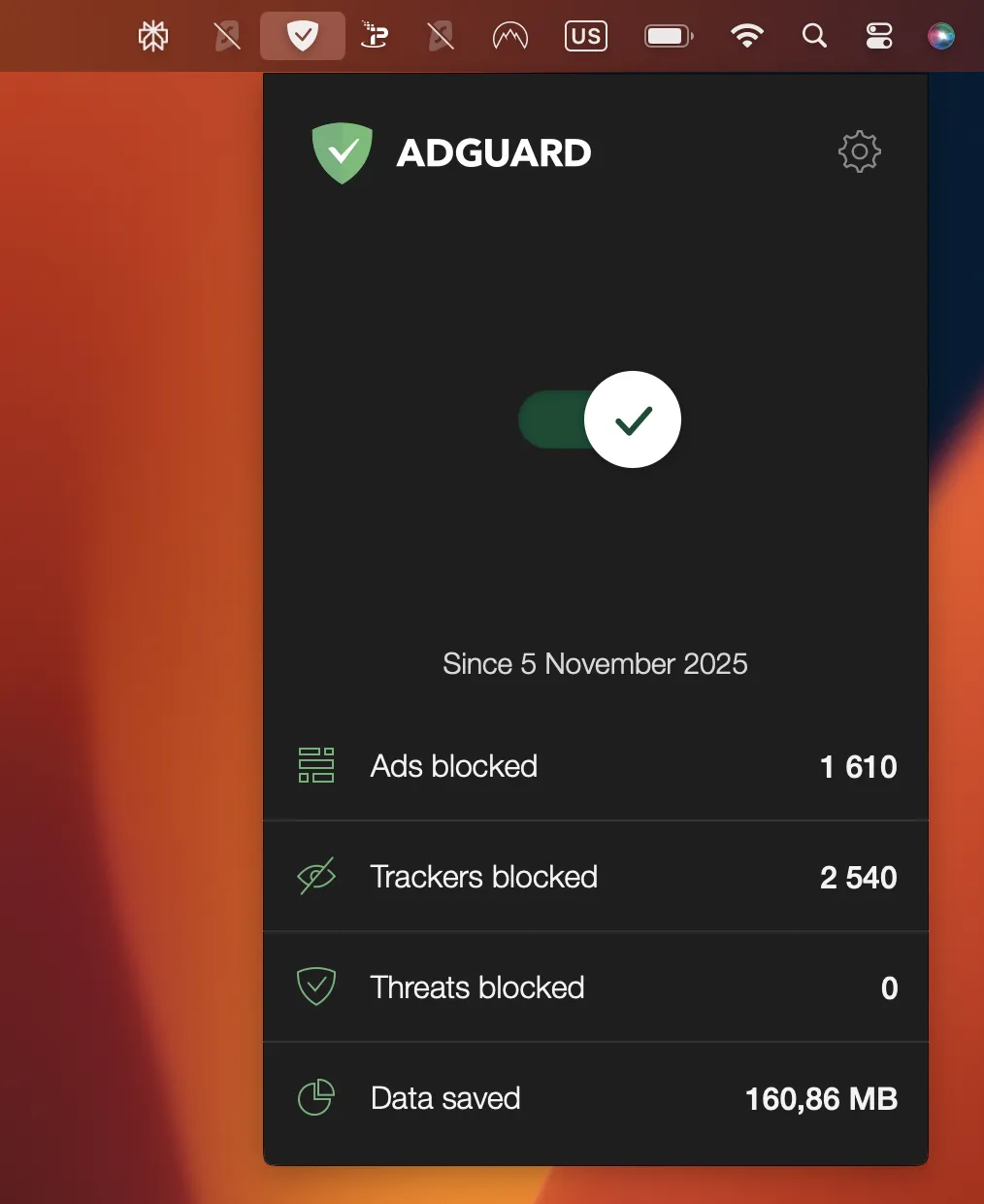 adguard-mac-stats | Venclikovi.com