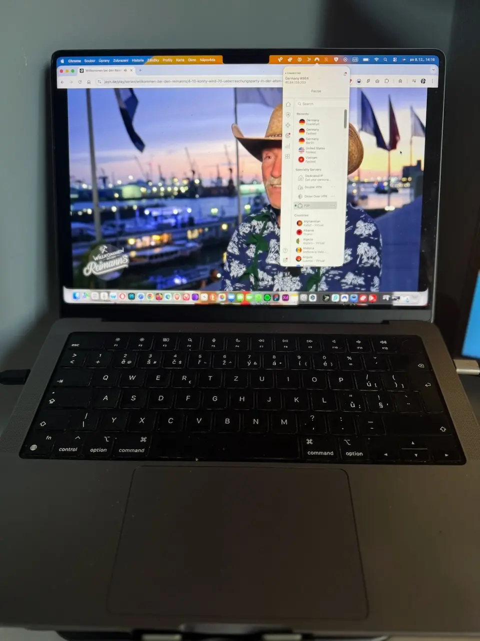 JOYNde - macbook NordVPN connect to Germany | Venclikovi.com MacBook streaming Joyn.de while connected to a German server via NordVPN