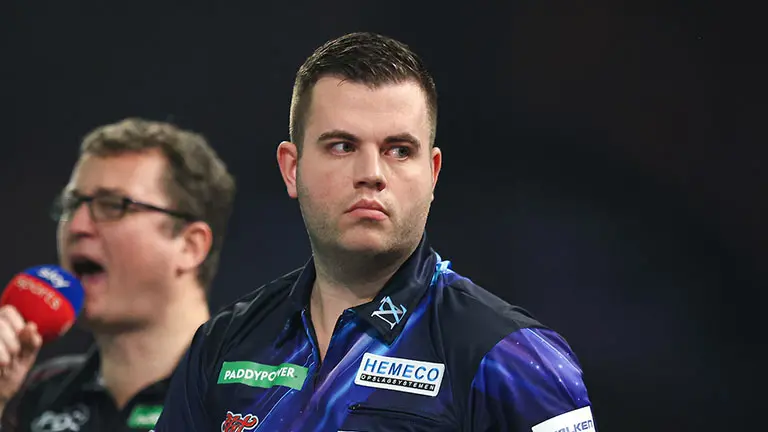 Niels Zonneveld vs Haupai Puha | Venclikovi.com Dutch darts player Niels Zonneveld during his World Darts Championship 2025/26 match against Haupai Puha, live at Alexandra Palace.