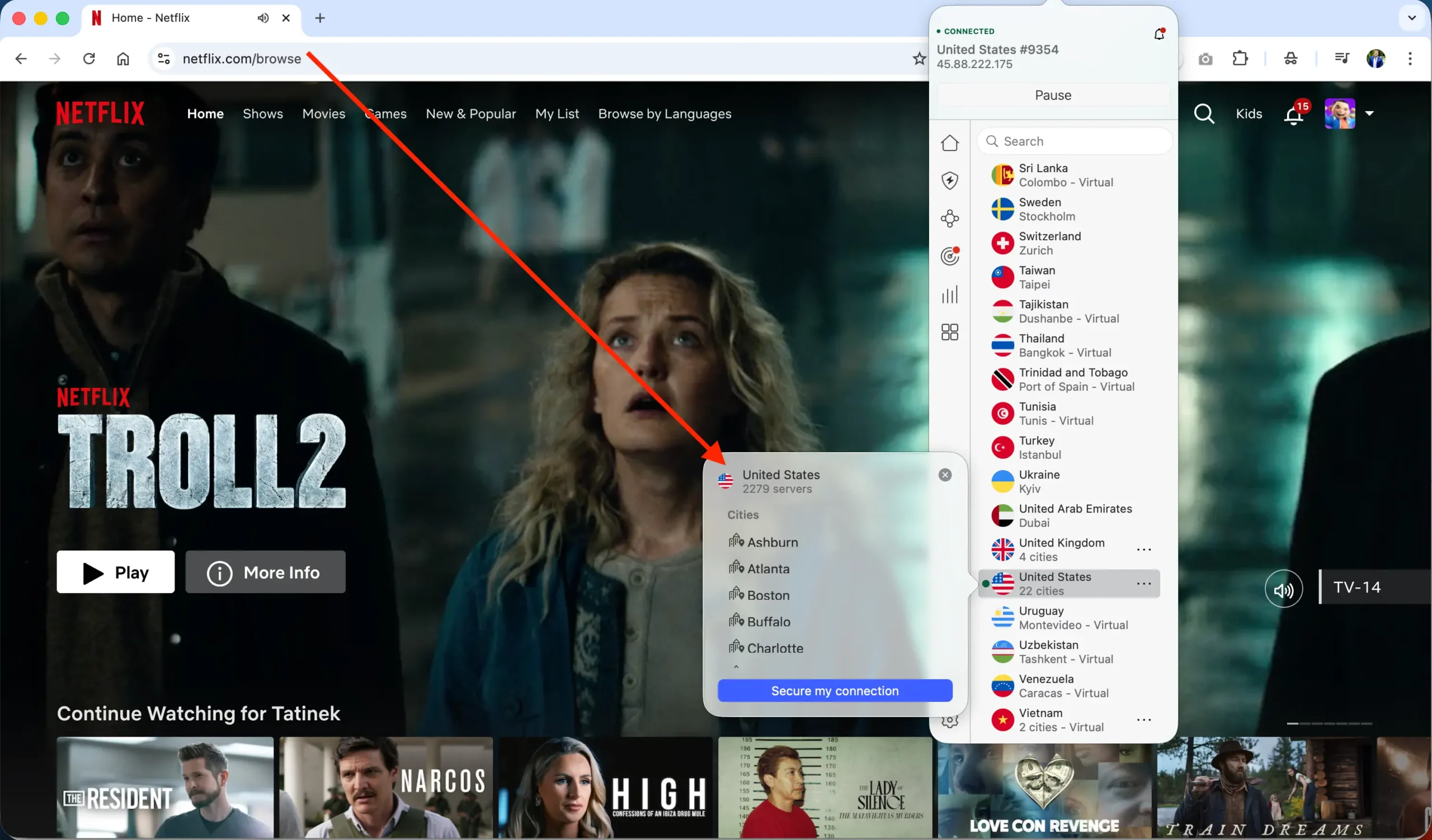 netflix-unblocked-us-server-vpn-russia-NORDVPN | Venclikovi.com Netflix unblocked in Russia using a US VPN server