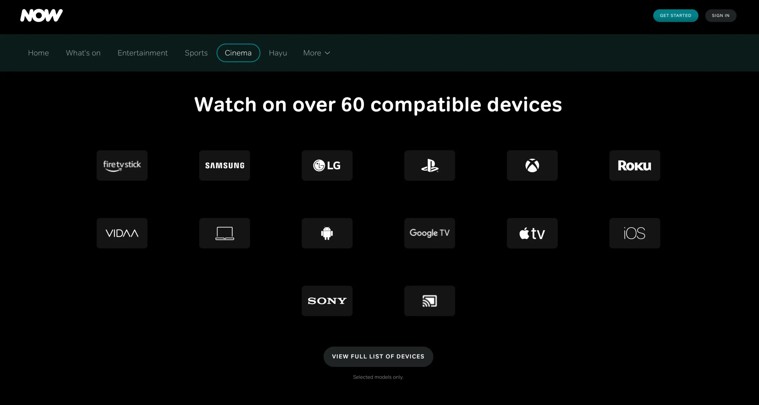 now-tv-compatible-devices | Venclikovi.com List of NOW TV compatible devices including Fire Stick, Samsung, LG, PlayStation, Xbox, Apple TV, Google TV, Android and more.