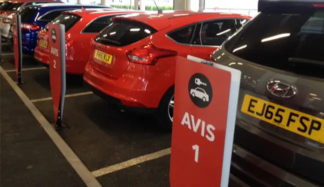 Car rentals Avis Heatrow London | Venclikovi.com Avis rental cars parked at Heathrow Airport before pickup