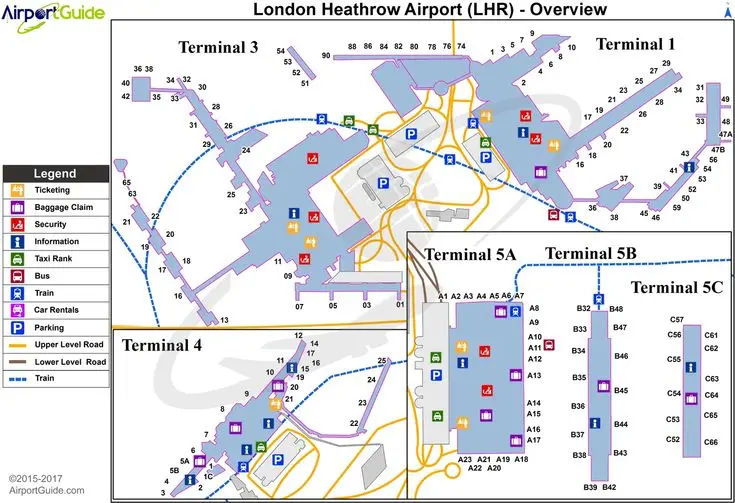 Map Terminal 5 heathrow | Venclikovi.com