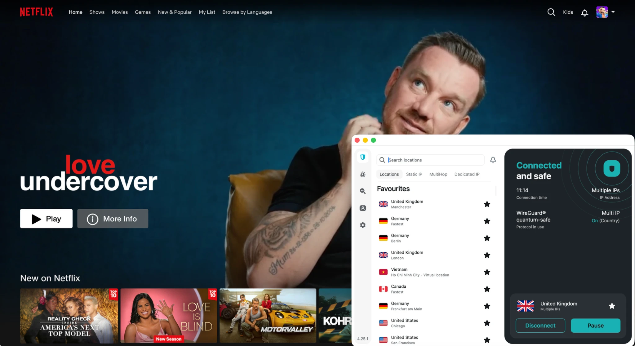 netflix-uk-library-surfshark-vpn | Venclikovi.com Netflix UK library accessible while connected to Surfshark VPN